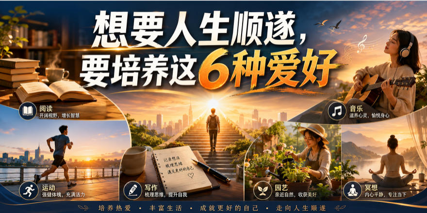 公众号付费文章：想要人生顺遂，要培养这6种爱好-网创之家