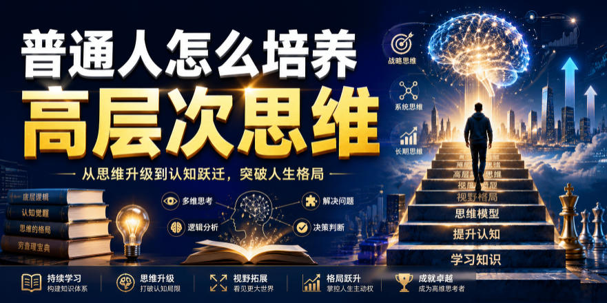 公众号付费文章：普通人怎么培养高层次思维-网创之家