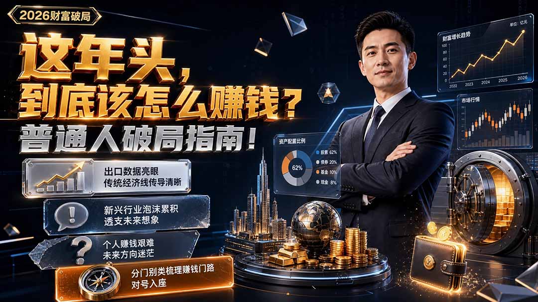 付费文章：这年头，到底该怎么赚钱？普通人破局指南！-网创之家
