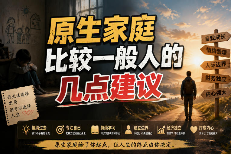 付费文章：给原生家庭比较一般人的几点建议-网创之家