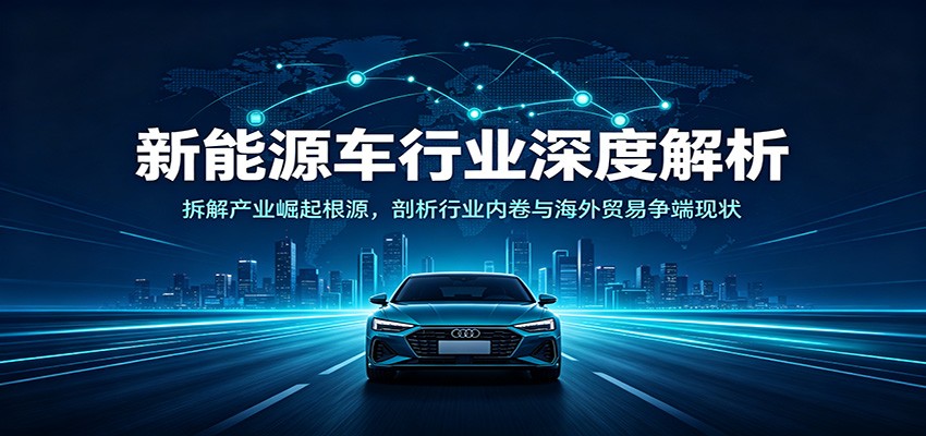 新能源车行业深度解析：拆解产业崛起根源，剖析行业内卷与海外贸易争端现状-网创之家