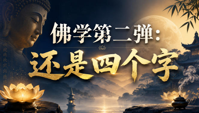 付费文章：佛学第二弹：还是四个字-网创之家
