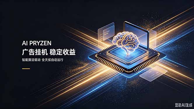 AI Pryzen 广告挂机｜24小时自动跑，日入300-500，新手零门槛-网创之家
