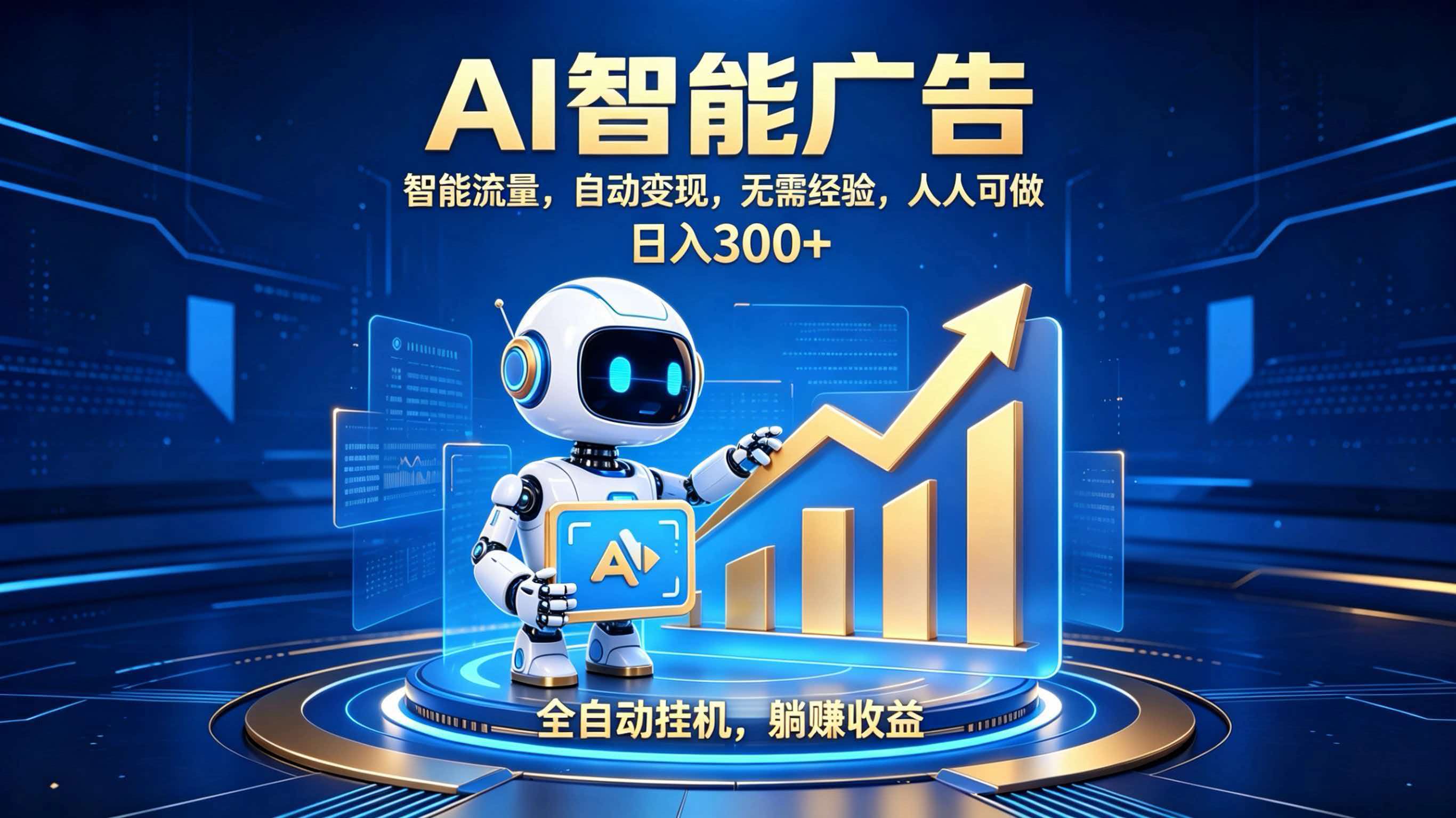 轻资产新赛道,全自动AI广告,打造持续收益-网创之家
