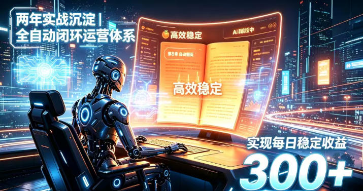 两年实战沉淀|全自动闭环运营体系,实现每日稳定收益300+【揭秘】-网创之家
