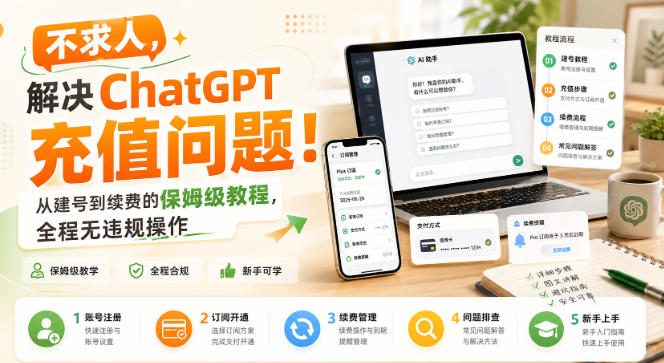 不求人,解决ChatGPT充值问题!从建号到续费的保姆级教程,全程无违规操作-网创之家