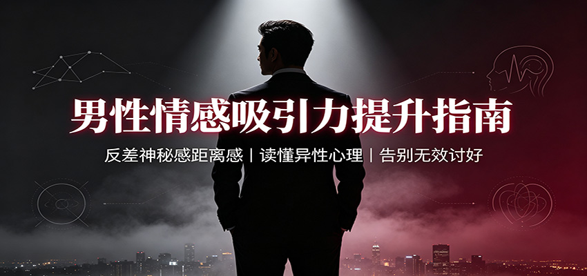 男性情感吸引力提升指南:反差神秘感距离感,读懂异性心理,告别无效讨好-网创之家