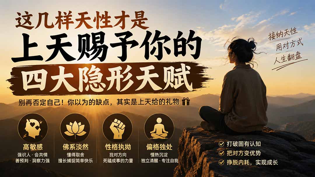付费文章:这几样天性才是上天赐予你的四大隐形天赋-网创之家