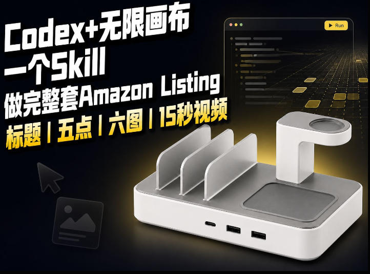 我用一个Codex Skill做完Amazon Listing：标题、五点、六图和视频全流程-网创之家
