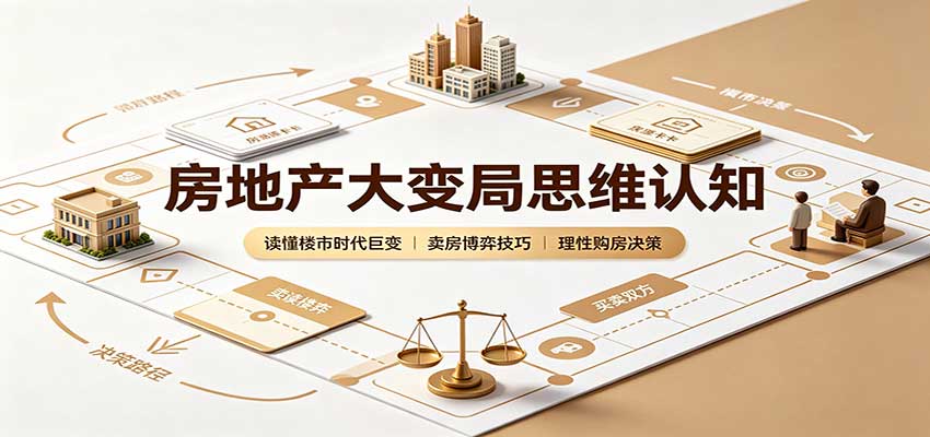 房地产大变局思维认知:读懂楼市时代巨变,卖房博弈技巧,理性购房决策-网创之家
