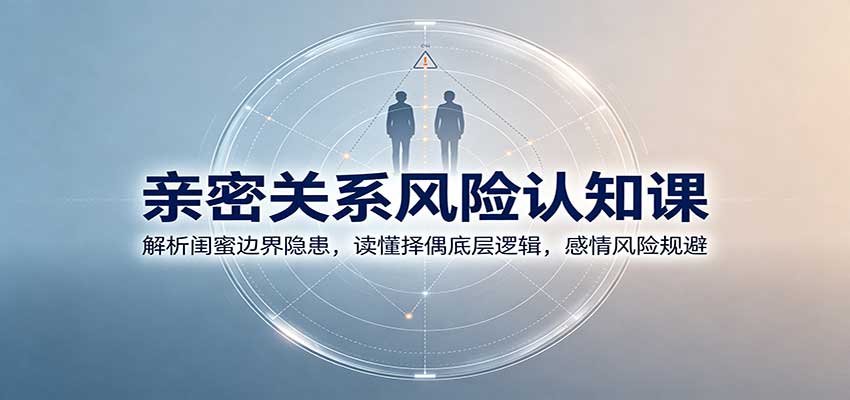 亲密关系风险认知课：解析闺蜜边界隐患，读懂择偶底层逻辑，感情风险规避-网创之家
