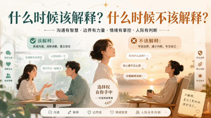 付费文章:什么时候该解释?什么时候不该解释?-网创之家