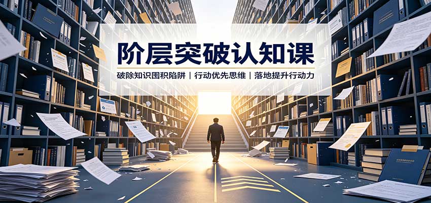 阶层突破认知课:破除知识囤积陷阱,行动优先思维,落地提升行动力-网创之家