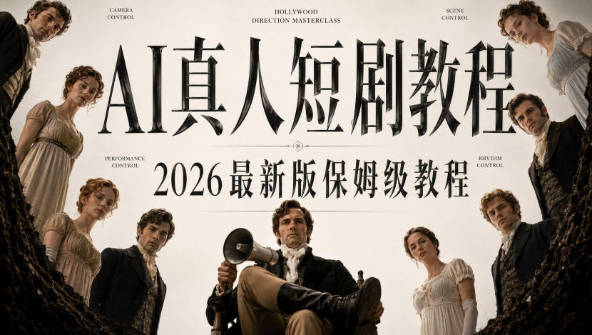 AI真人短剧制作全流程,AI视频大佬专为零基础研制的AI短剧教程,保姆级教程,新手一学就会!-网创之家