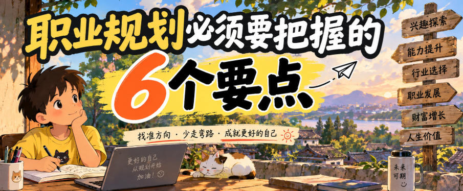 付费文章:职业规划必须要把握的6个要点-网创之家