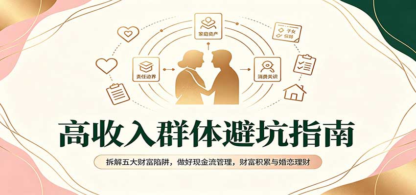 高收入群体避坑指南:拆解五大财富陷阱,做好现金流管理,财富积累与婚恋理财-网创之家