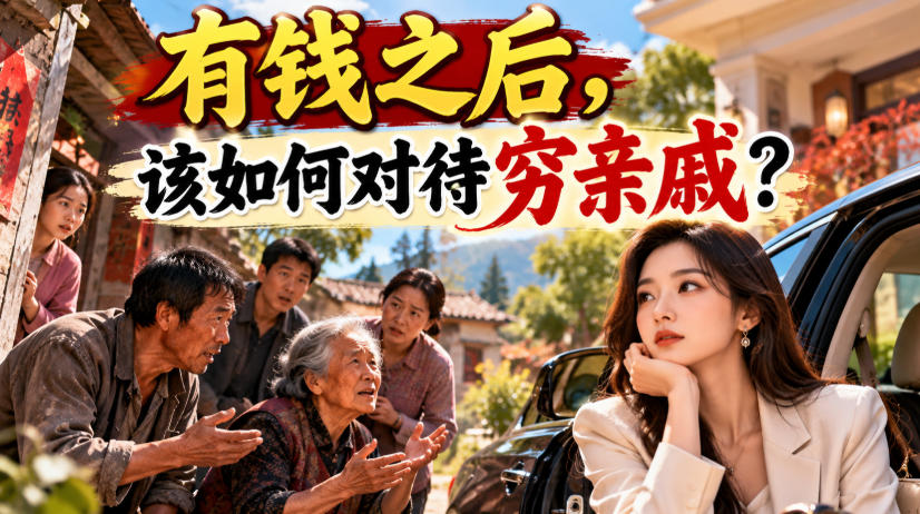 某公众号付费文章：有钱之后，该如何对待穷亲戚？-网创之家