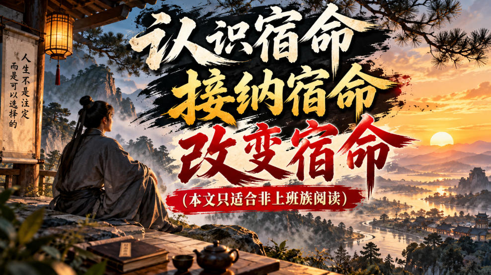 某公众号付费文章：认识宿命，接纳宿命，改变宿命(本文只适合非上班族阅读)-网创之家
