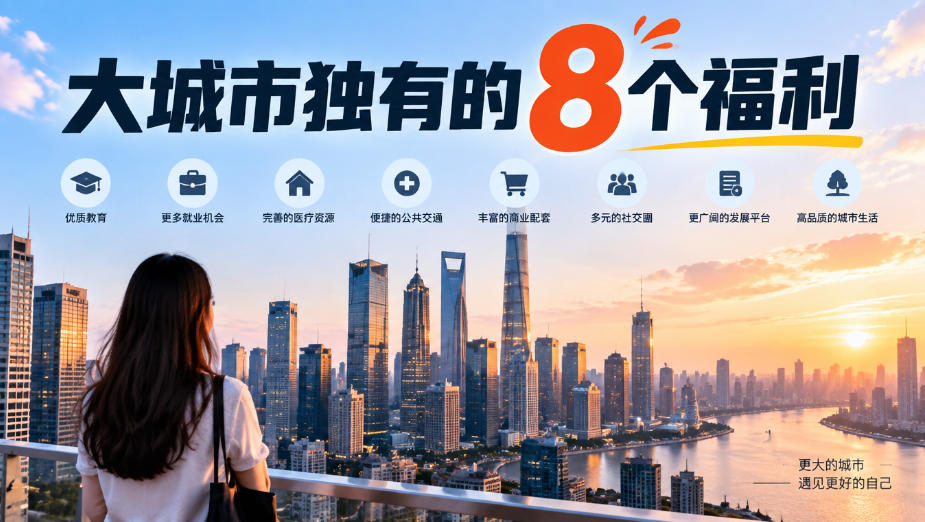 某公众号付费文章：大城市独有的8个福利-网创之家