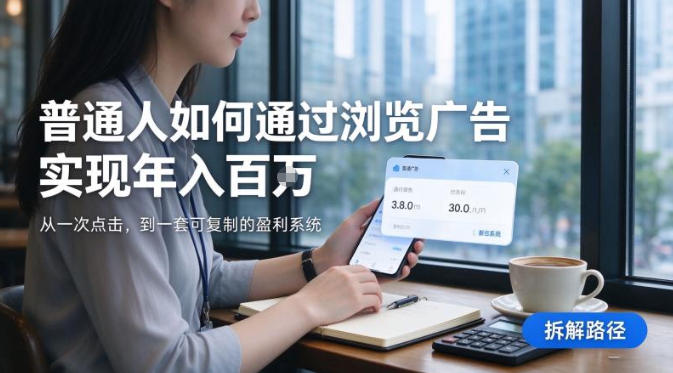 2026最新技术，24小时全自动浏览广告，全网独家项目，单台设备日入200+新手小白可快速上手，支持实地学习实地考察【揭秘】-网创之家