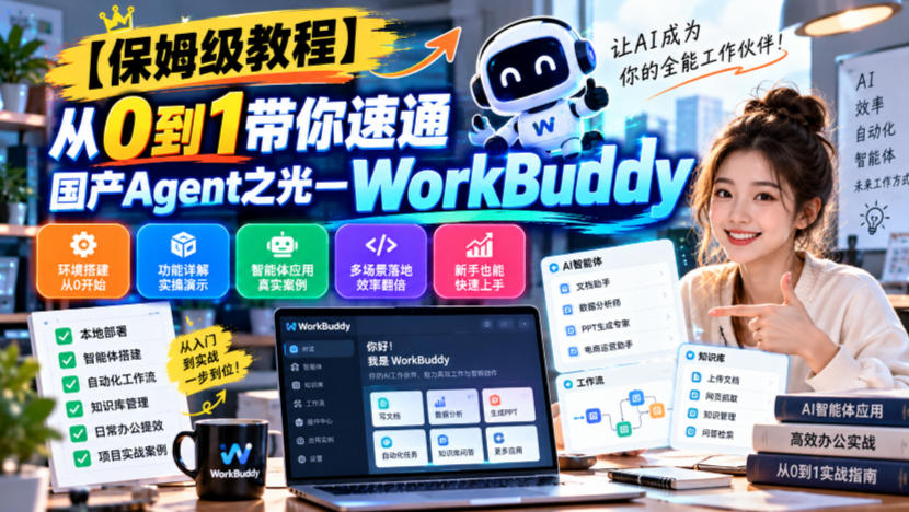 【保姆级教程】从0到1带你速通国产Agent之光—WorkBuddy【文档】-网创之家