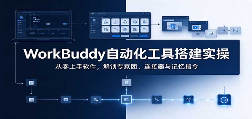 WorkBuddy自动化工具搭建实操：从零上手软件，解锁专家团、连接器与记忆指令-网创之家