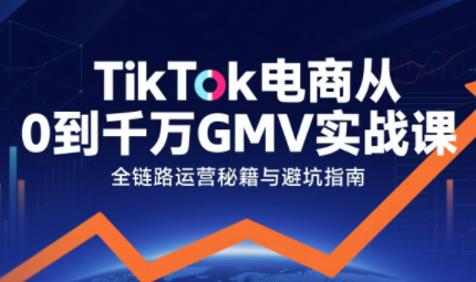 三千老师·TikTok电商从0到千万GMV实战课(更新)-网创之家