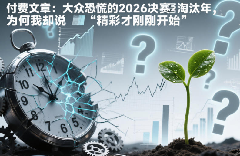 付费文章：大众恐慌的2026决赛淘汰年，为何我却说“精彩才刚刚开始”？-网创之家