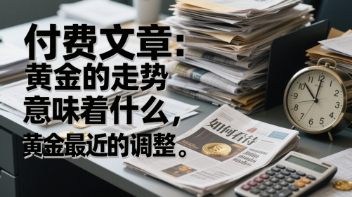 付费文章：黄金的走势意味着什么，如何看待黄金最近的调整-网创之家