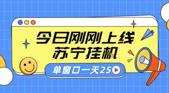 苏宁全自动采集挂G项目 稳定可批量 单窗口收益30+ 附教程【揭秘】-网创之家