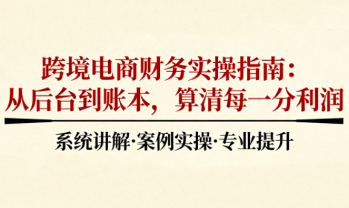 2025跨境电商财务实操指南-网创之家