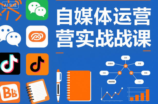 自媒体运营实战课,掌握一套系统的自媒体运营底层方法论,成为优秀的内容创作者-网创之家