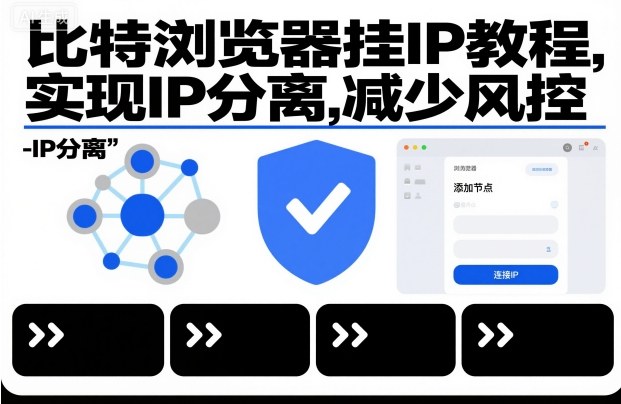 比特浏览器挂IP教程，实现IP分离，减少风控-网创之家