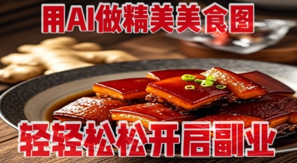 用AI做精美美食图，无需专业设备拍摄，轻轻松松开启副业-网创之家