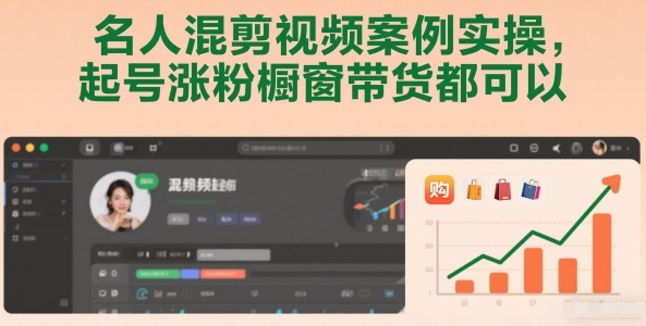 名人混剪视频案例实操，起号涨粉橱窗带货都可以-网创之家