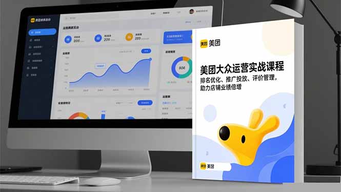 美团大众运营实战课程，排名优化、推广投放、评价管理，助力店铺业绩倍增-网创之家