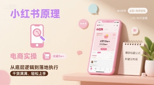 小红书原理以及详细实操流程，小红书电商教程-网创之家