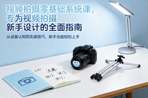 视频拍摄零基础系统课，专为视频拍摄新手设计的全面指南-网创之家
