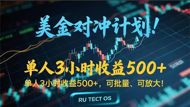 长久稳定的撸美金项目，平均3小时收入 500+，可公司实地考察实地操作！-网创之家
