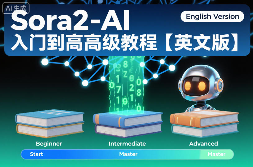 Sora2-AI入门到高级教程【英文版】-网创之家