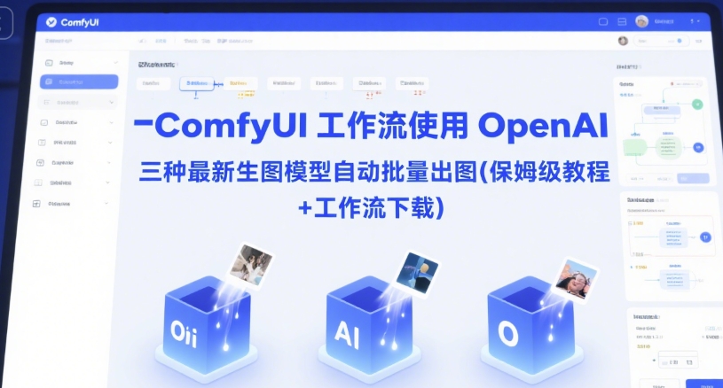 ComfyUI 工作流使用 OpenAI 三种最新生图模型自动批量出图(保姆级教程+工作流下载)-网创之家