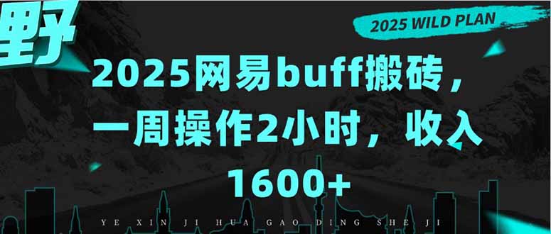 2025网易buff搬砖，一周操作2小时，收入1600+-网创之家