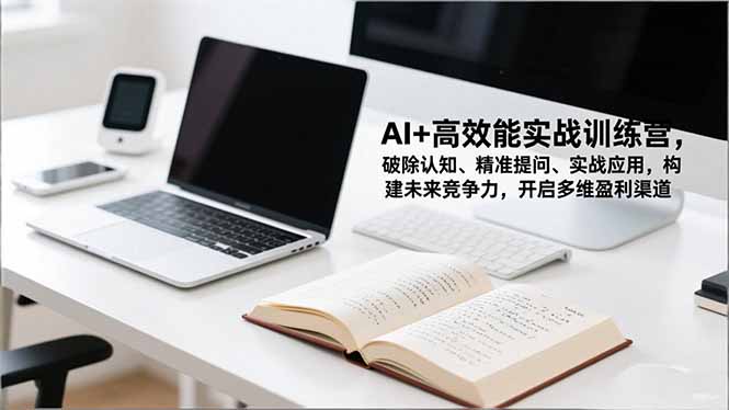 AI+高效能实战训练营，破除认知、精准提问、实战应用，构建未来竞争力，开启多维盈利渠道-网创之家