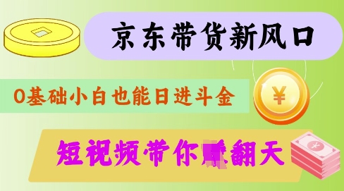 最新京东短视频带货代运营秘籍，轻松躺挣【揭秘】-网创之家