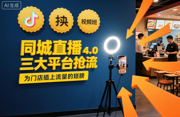 同城直播实操班4.0，三大平台抢流，为门店插上流量的翅膀-网创之家