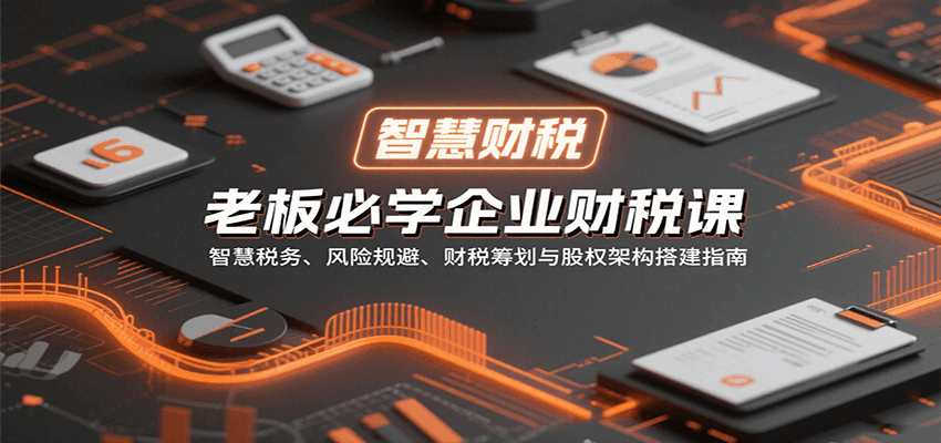 老板必学企业财税课：智慧税务、风险规避、财税筹划与股权架构搭建指南-网创之家