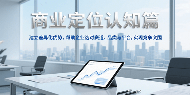 商业定位认知，建立差异化优势，帮助企业选对赛道、品类与平台，实现竞争突围-网创之家