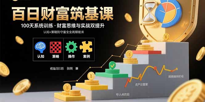 百日财富筑基课：认知+策略+实操+案例拆解  实现从创富到守富全周期能力-网创之家