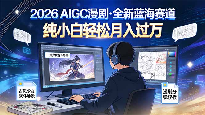2026年全新蓝海赛道，纯小白轻松月入过万-网创之家