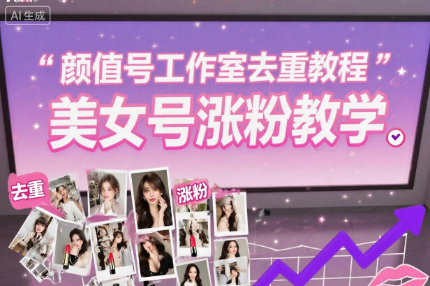 颜值号工作室去重教程，美女号涨粉教学-网创之家